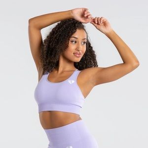 women’s best power bra in lilac